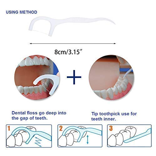 SHRBI 3 in 1 Tooth Cleaning Fresh Dental Floss Toothpick Flossing Set for Clean Teeth Fresh Breath and Healthy Gums(Set Of 50Pcs) - Image 4