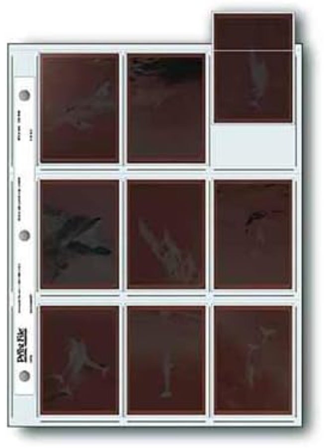 Print File Print File Pkg 25 Archival 120 Negative Preservers. Holds 9 Individual 6x7 Sleeved Negatives or 18 collectable Cards or 2 1/2 x 3 1/2" Wallet Size Prints  - Image 1