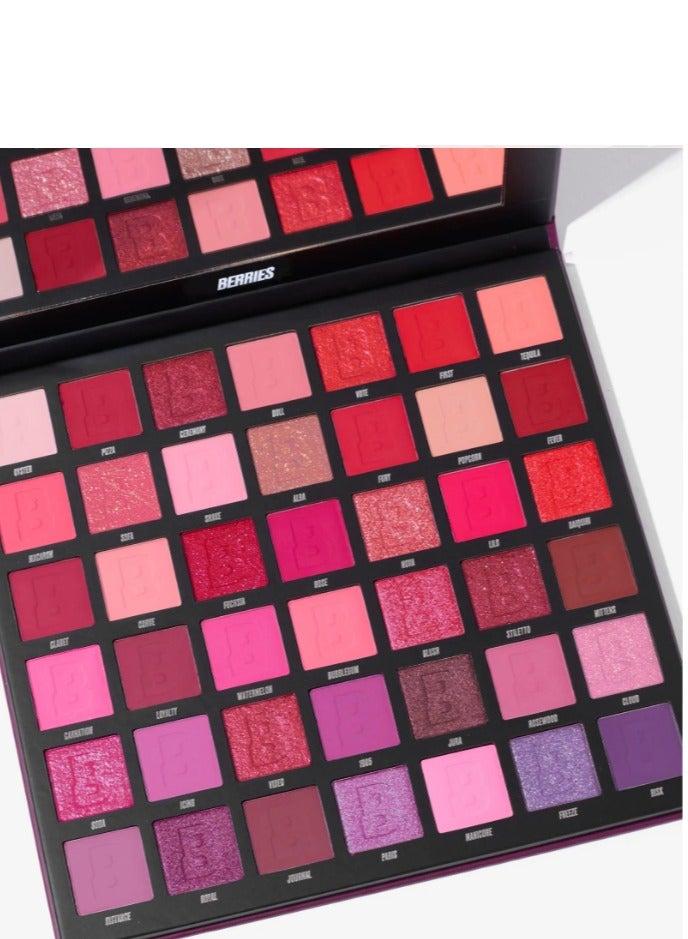 BEAUTY BAY Beauty Bay 42 Color Eyeshadow Palette - Berries  - Image 4