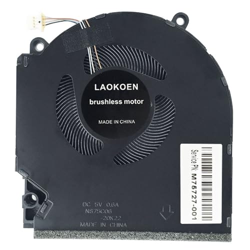 LAOKOEN New Replacement Cooling Fans for HP Victus Gaming laotop 16-d 16-e 16-d000 16-e000 16-d0193tx 16-e0125nf Series Laptop DC 5V 0.6A Fan (for RTX3060/Ti RTX3070/Ti Graphics Card Laptop) - Image 5