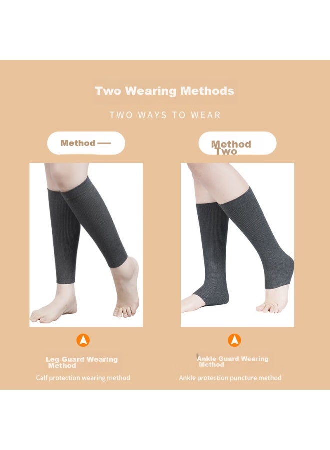 NAILEKESI N Nailekesi Calf Sleeves, Leg Warmers, Ankle Warmers, Leg Protectors, Foot And Ankle Warmers, Knee Protectors, Socks, Size L  - Image 4