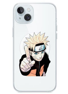 Magnetic Case for iPhone 15 6.1-inch Compatible with MagSafe Wireless Charging, Shockproof Phone Bumper Cover Anime Naruto 2