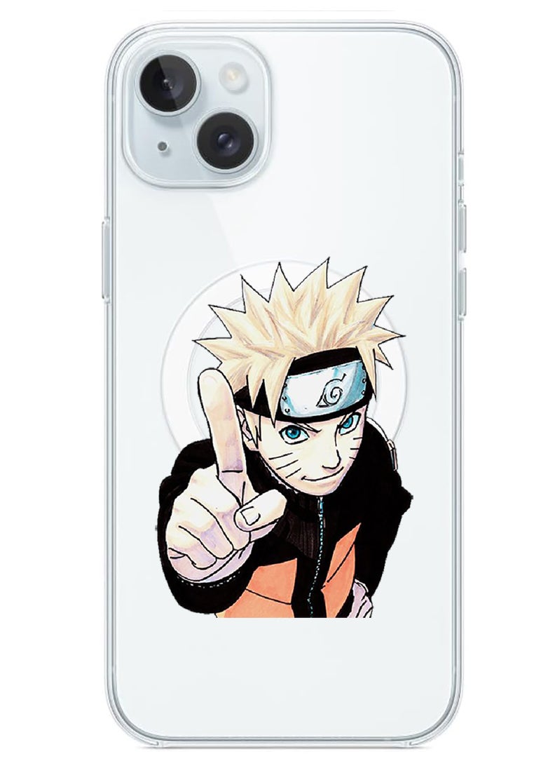 Theodor - Magnetic Case for iPhone 15 6.1-inch Compatible with MagSafe Wireless Charging, Shockproof Phone Bumper Cover Anime Naruto 2 - Image 1