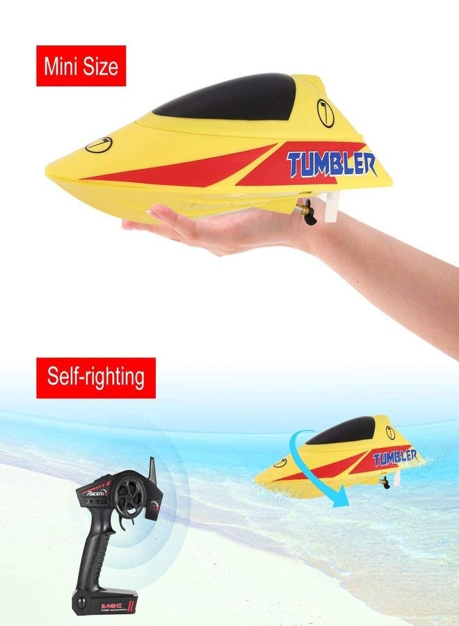 بوكو ديفو قارب سباق صغير يعمل بالتحكم عن بعد POCO DIVO 2.4 جيجاهرتز، لون أصفر - Image 3