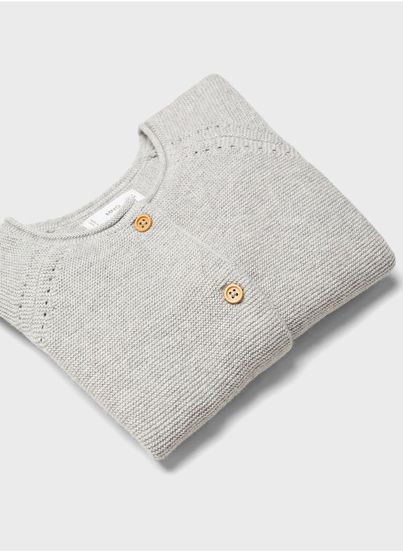MANGO - Infant Knitted Cardigan - Image 1