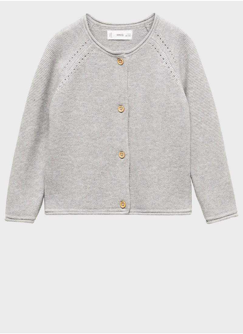 MANGO - Infant Knitted Cardigan - Image 1