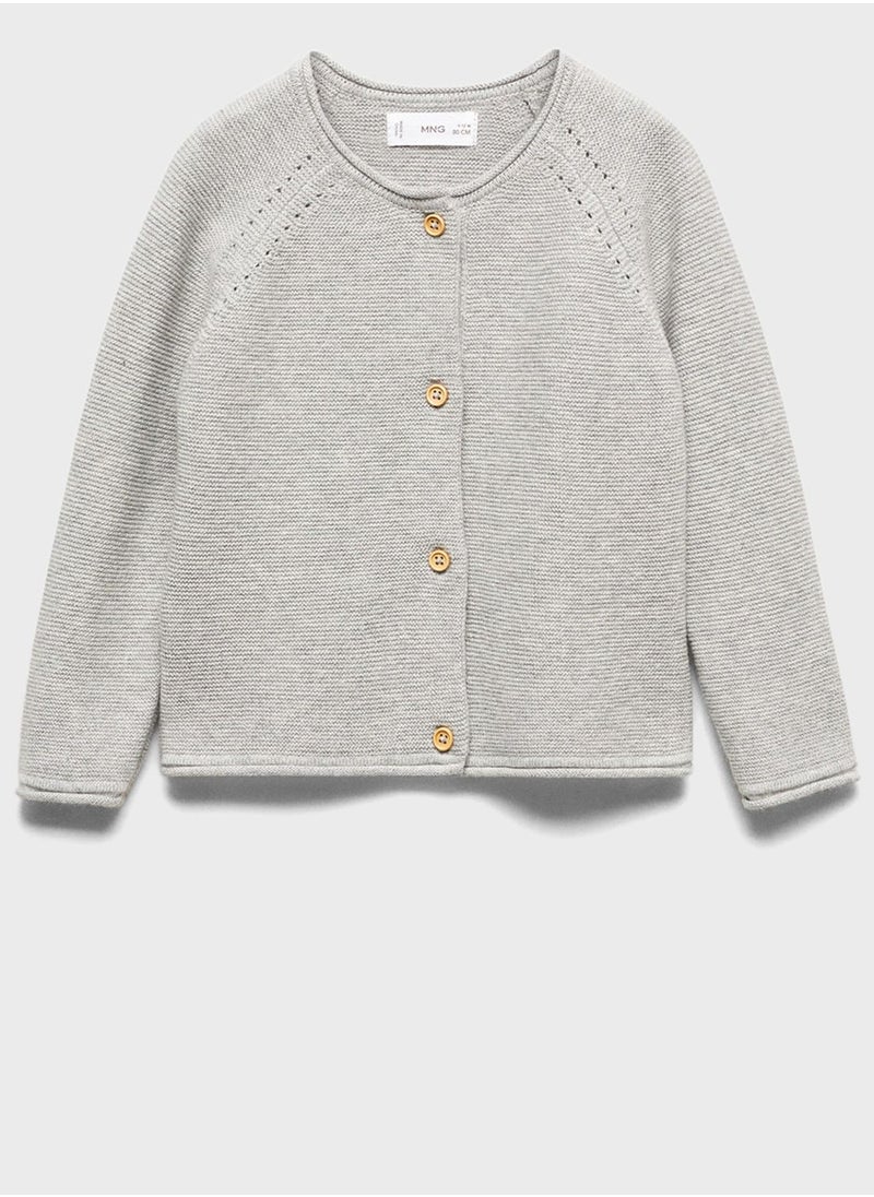 MANGO - Infant Knitted Cardigan - Image 1