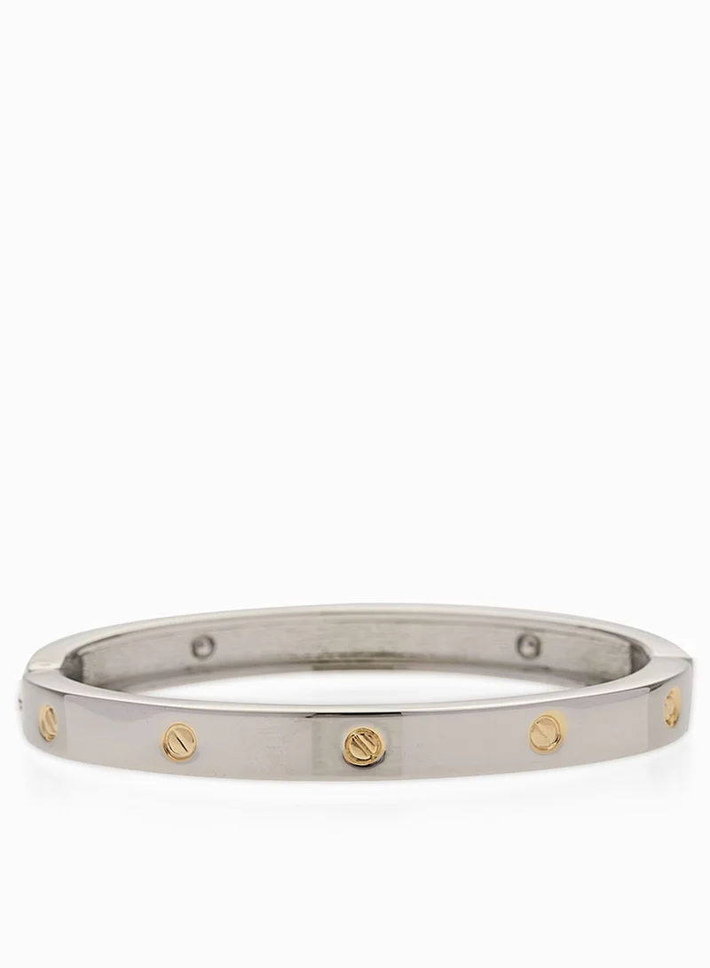 Majique London Metal Detail Bracelet