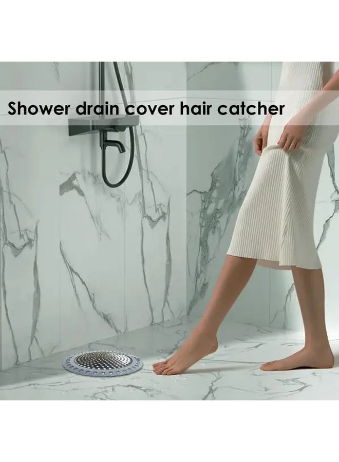 Black Stainless Steel Drain Cover 2pcs Perforated Design Rust Resistant Kitchen Bathroom Sink - Image 5