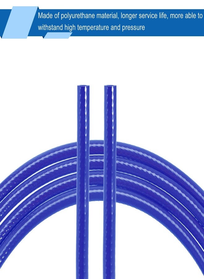 ميكسينيتي خرطوم هواء هوائي MECCANIXITY أنبوب مضفر من البولي يوريثان 5 مم (3/16 بوصة) قطر داخلي × 8 مم (5/16 بوصة) قطر خارجي × 9.84 قدم أزرق لضاغط الهواء ونقل السوائل - Image 5