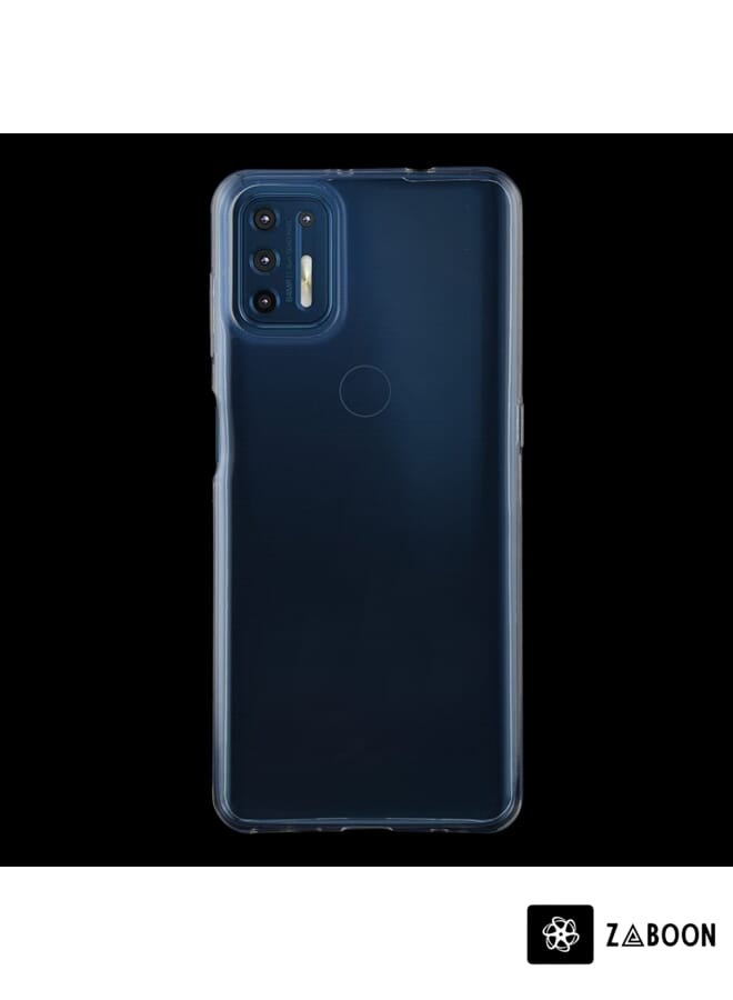 Zaboon غطاء حماية لهاتف موتورولا موتو جي 9 بلس 0.75 مم رقيق للغاية شفاف TPU ناعم - Image 2