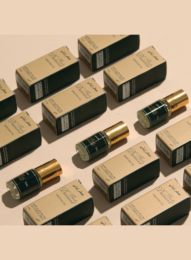 بانافع 36 قطع عطر بلاك دايموند زيتي 3 مل - Image 3