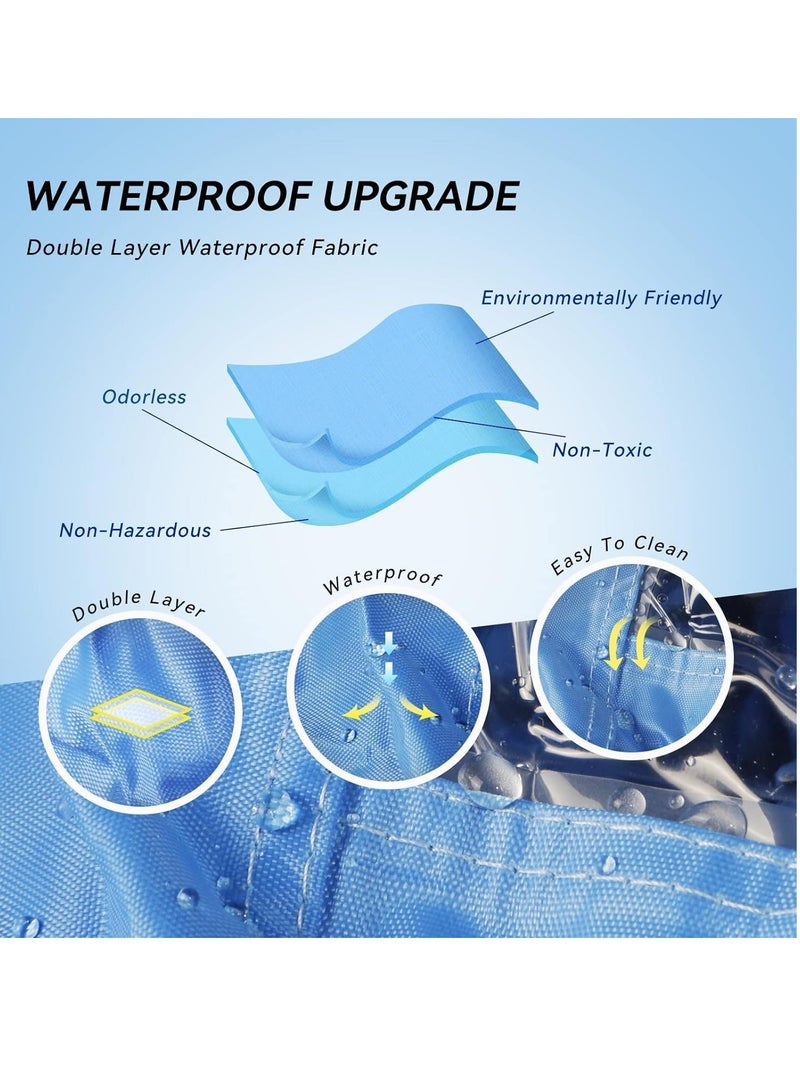 SYOSI Split Air Conditioning Cleaning Waterproof Cover Bag, AC Unit Dust Washing Clean Cover Kit with 9ft Water Pipe Wall Mounted Air Conditioning Protector Service Bag Fits 9000 to 12000BTU - Image 3