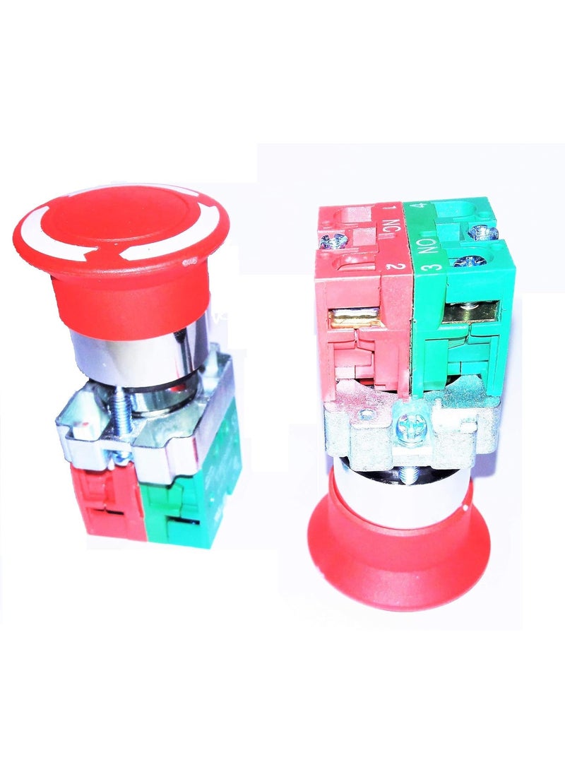 POWER POWER ALL TYPE Emergency Stop Push Button Metal emergency stop button with NC NO 