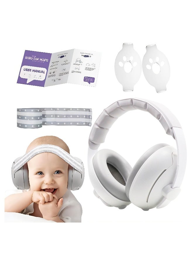 AL RAID - Baby Earmuffs Dual-purpose Head-mounted Noise-proof Sleeping Children's Outdoor Noise Reduction Earmuffs - Image 1