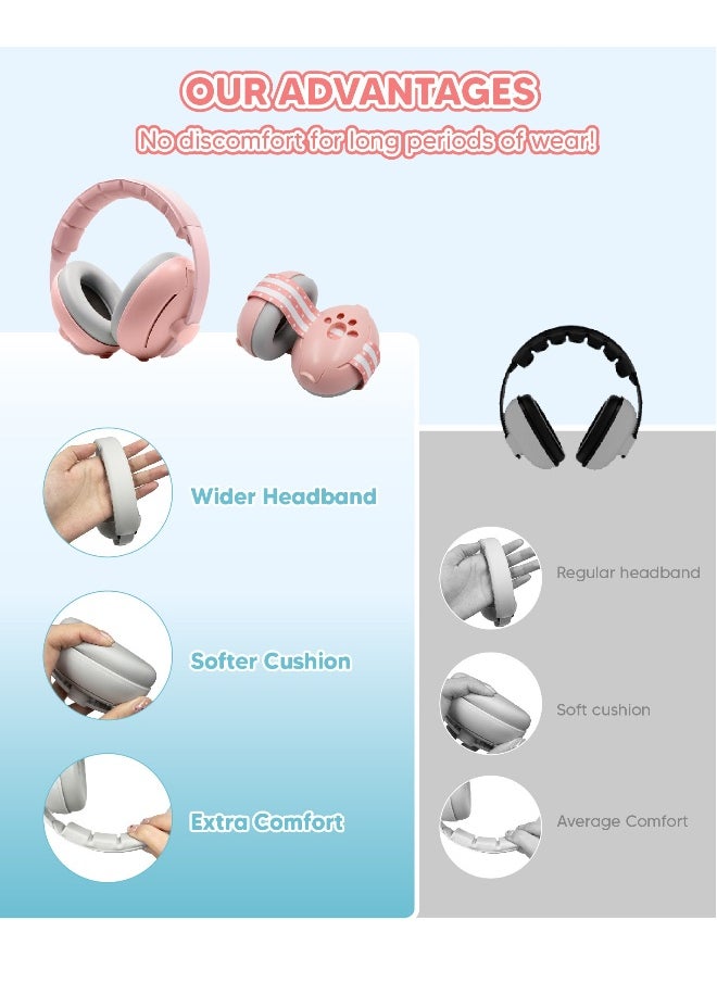 AL RAID - Baby Earmuffs Dual-purpose Head-mounted Noise-proof Sleeping Children's Outdoor Noise Reduction Earmuffs - Image 1