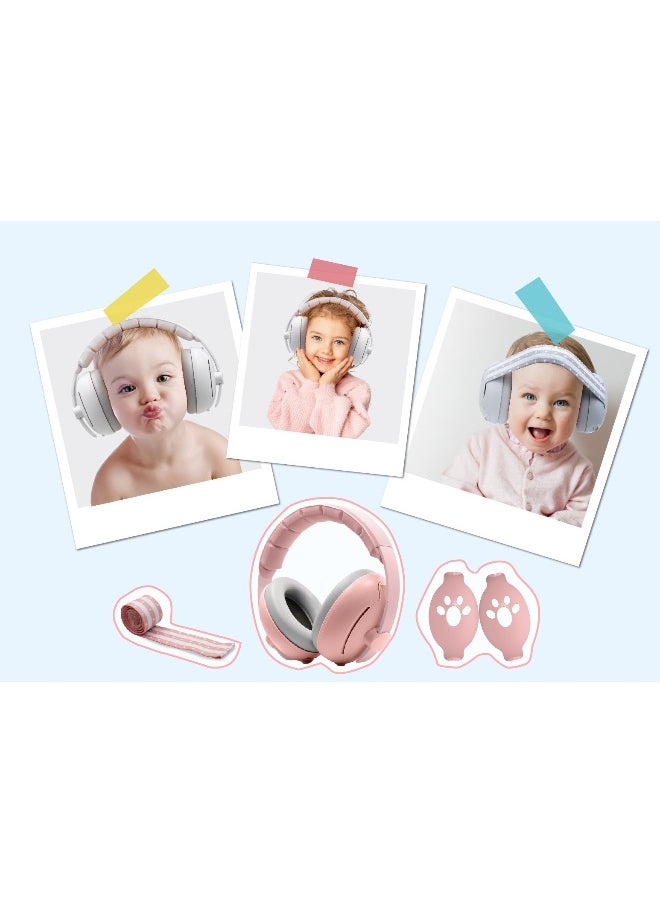 AL RAID - Baby Earmuffs Dual-purpose Head-mounted Noise-proof Sleeping Children's Outdoor Noise Reduction Earmuffs - Image 1