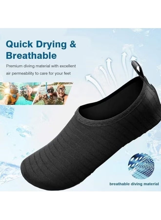 Water Shoes for Women Men Kids, Barefoot Quick-Dry Aqua Water Socks Slip-on Swim Beach Shoes for Snorkeling Surfing Kayaking Beach Walking Yoga - Image 5