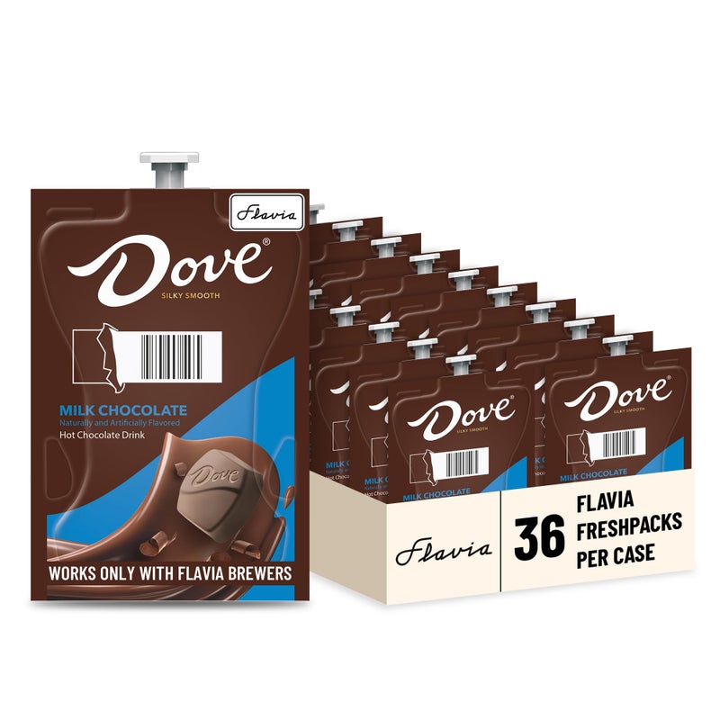 Flavia Dove Hot Chocolate Freshpacks works only with Flavia Brewers (Case of 36) - Image 1