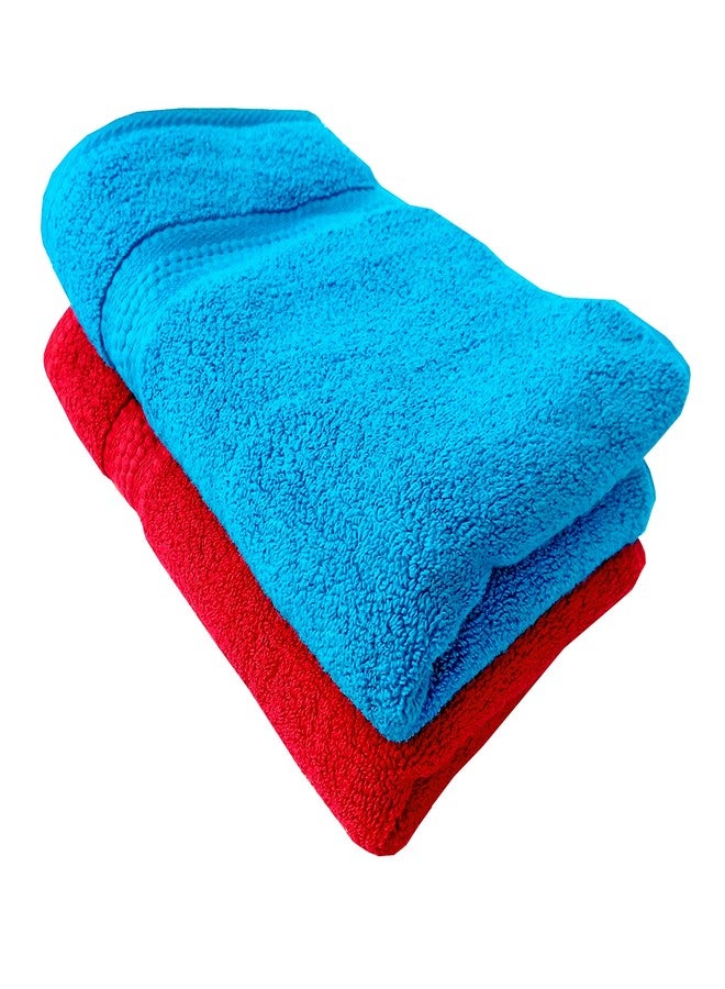 Space Fly Attractive 2 Hand Towels, Zero Twist Ultra Soft and Cotton (Big Size: 16X24 Inch_Multi Color) - Image 2