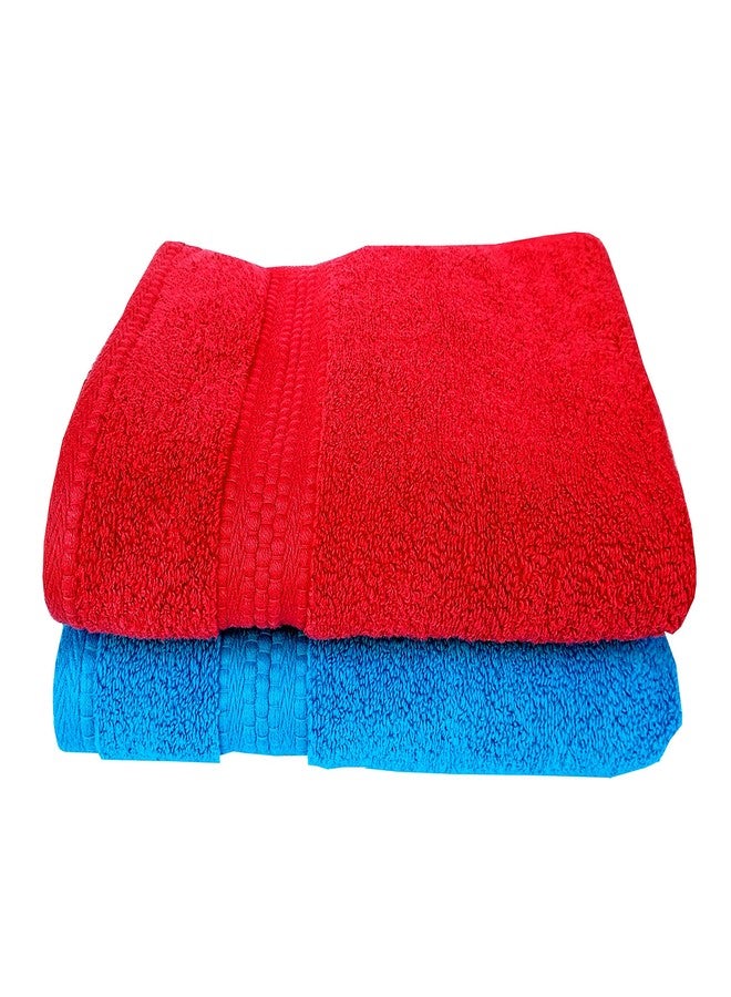 Space Fly Attractive 2 Hand Towels, Zero Twist Ultra Soft and Cotton (Big Size: 16X24 Inch_Multi Color) - Image 1