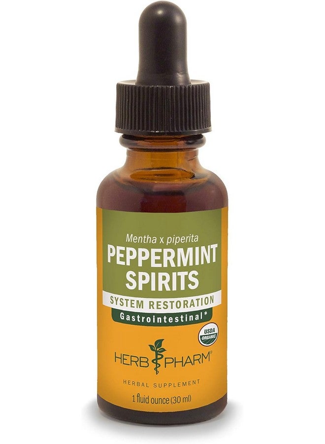 Herb Pharm Peppermint Spirits Extract - 1 Oz, 2 pack - Image 1
