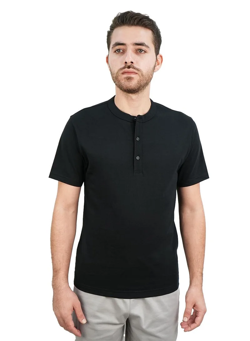 جيوردانو تي شيرت رجالي بولو قطن بقصة ضيقة