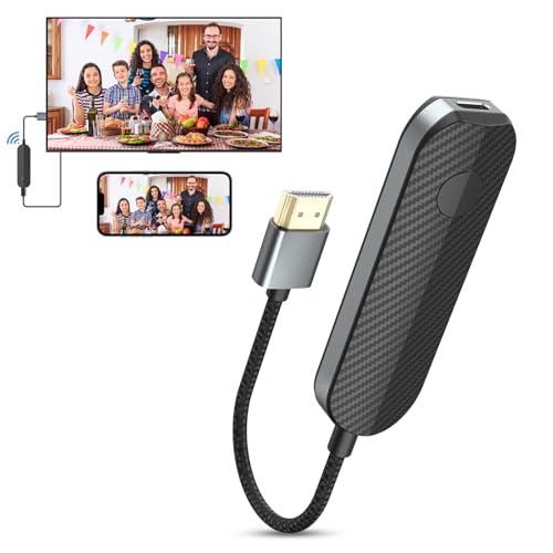 lulaven iShare iOS Wireless HDMI Display Adapter iOS only Tiktok Viral Picks Streaming Device for iPhone iPad HD Video Sync Streaming Mirroring YouTube Tiktok to TV Not Support Netflix