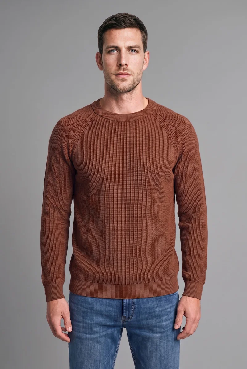 Defacto Standard Fit Crew Neck Knitwear Pullover