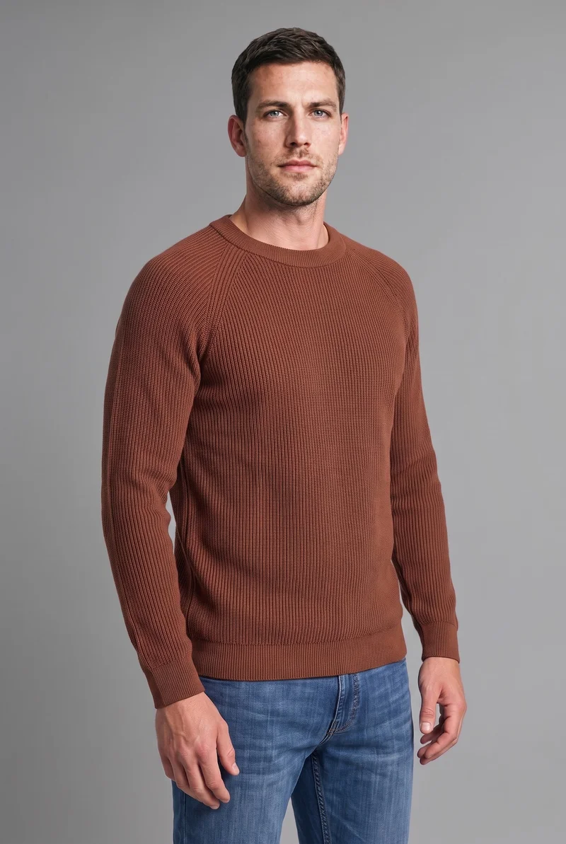 Defacto Standard Fit Crew Neck Knitwear Pullover