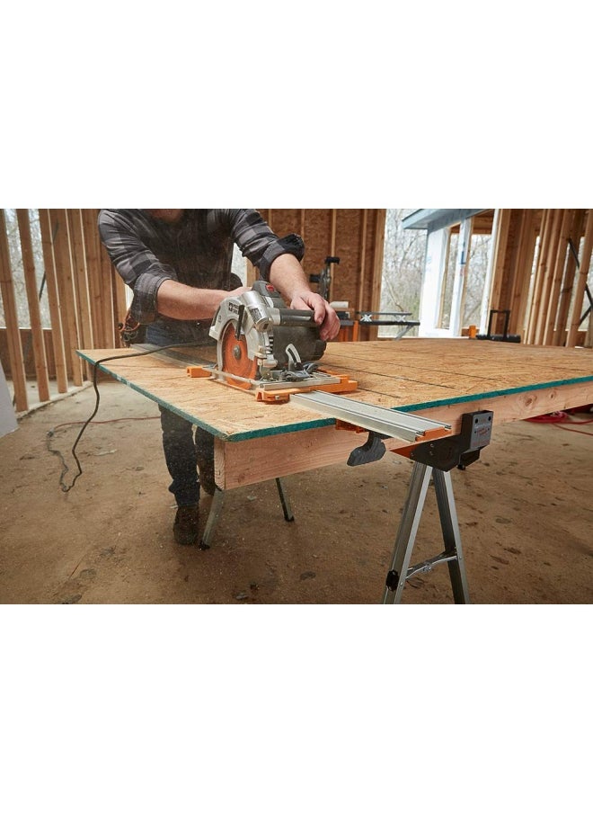 BORA - BORA 50 NGX Clamp Edge Straight Cut Guide for Circular Saws Easy to Use Great for Cross-Cutting Plywood Sheets and Routing Dados 544050 - Image 1