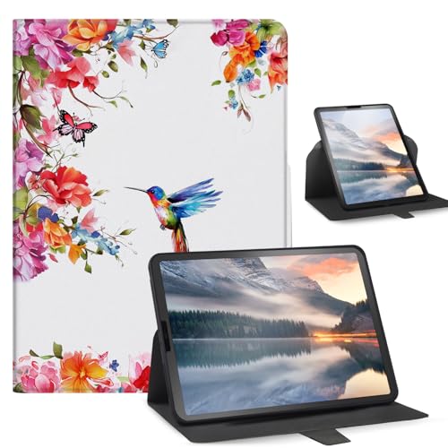 Famillcase Rotating Case for iPad 10th Gen 10.9 Inch 2022/iPad (A16) 11th 2025, Cover for Apple 10th Generation, Protective Funda para iPad Tenth, Auto Wake/Sleep, Magnetic Clasp, Hummingbird - Image 1