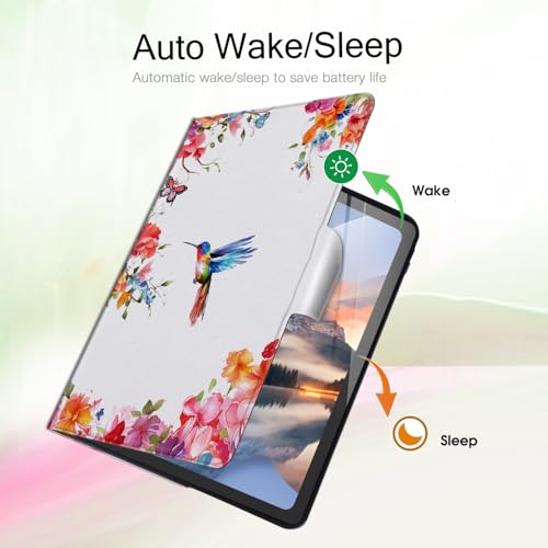 Famillcase Rotating Case for iPad 10th Gen 10.9 Inch 2022/iPad (A16) 11th 2025, Cover for Apple 10th Generation, Protective Funda para iPad Tenth, Auto Wake/Sleep, Magnetic Clasp, Hummingbird - Image 5