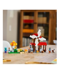 LEGO Minecraft The Windmill Farm Building Toy for 8 Plus Year Old Boys & Girls, Set with Characters, Animal Figures and a Zombie, Gamer Gifts for Kids 21262  - Image 4