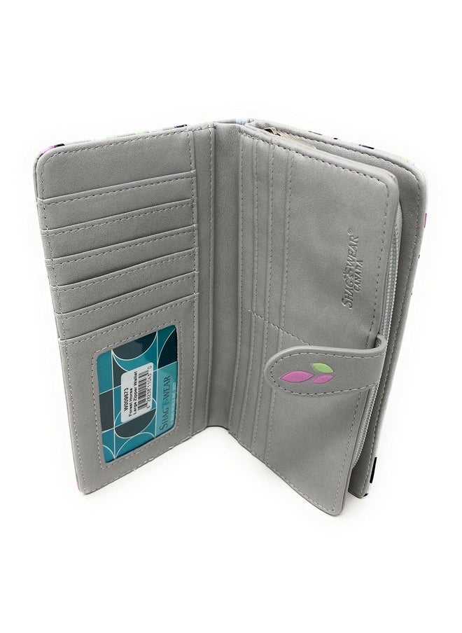 Shag Wear - Forest Horse Large Women'S Animal Wallet Vegan Faux Leather Gray 7 - Image 1