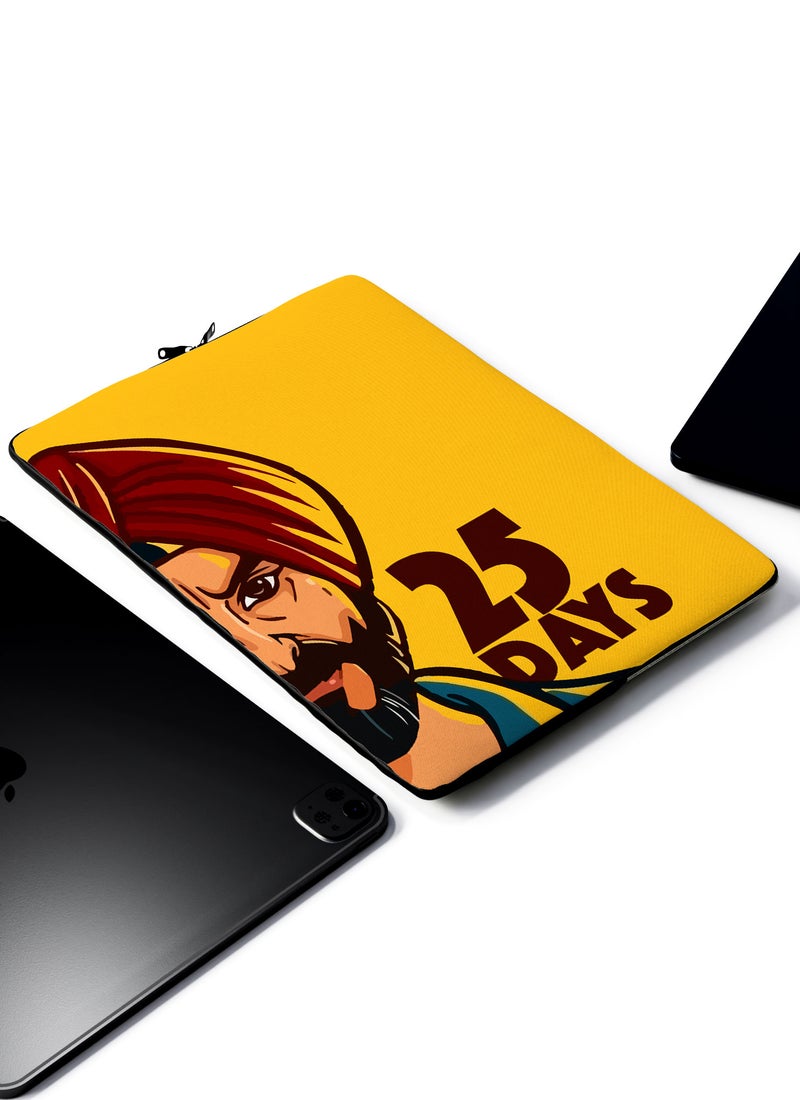 LOUD UNIVERSE Laptop Sleeve 13 inch Sacred Games Netflix Sartaj 25 days TV Series Tablet Sleeve - Image 2