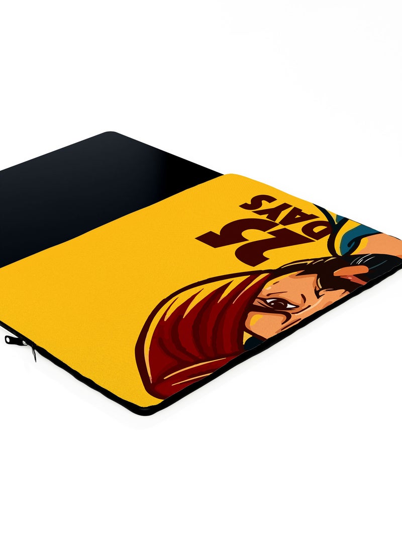 LOUD UNIVERSE Laptop Sleeve 13 inch Sacred Games Netflix Sartaj 25 days TV Series Tablet Sleeve - Image 3
