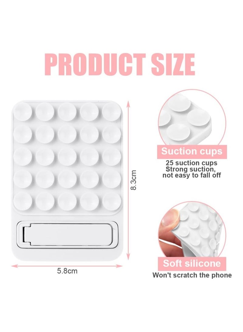 CMGTYYD Silicone Suction Phone Case Adhesive Mount, Phone Accessories Hands-Free Strong Grip Holder, for Selfies and Videos, Durable, Easy to Use, Compatible with iPhone and Android - Image 2
