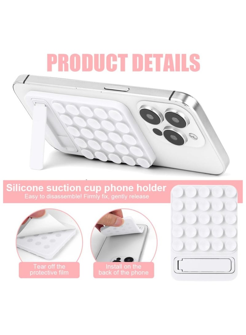 CMGTYYD Silicone Suction Phone Case Adhesive Mount, Phone Accessories Hands-Free Strong Grip Holder, for Selfies and Videos, Durable, Easy to Use, Compatible with iPhone and Android - Image 3
