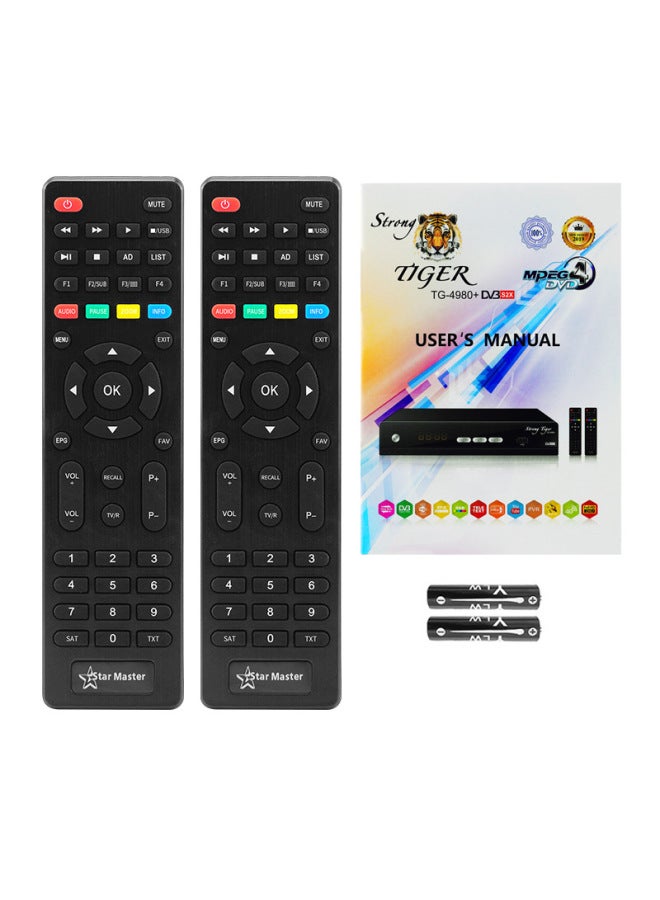 HD S2 Set-top Box STRONG TIGER TG-4980 + TV Receiver-Color:Black  - Image 4