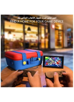 XICEN Protective Hard Shell Carry Bag for Nintendo Switch OLED Console & Accessories, Travel Carrying Case Pouch Accessories  - Image 5