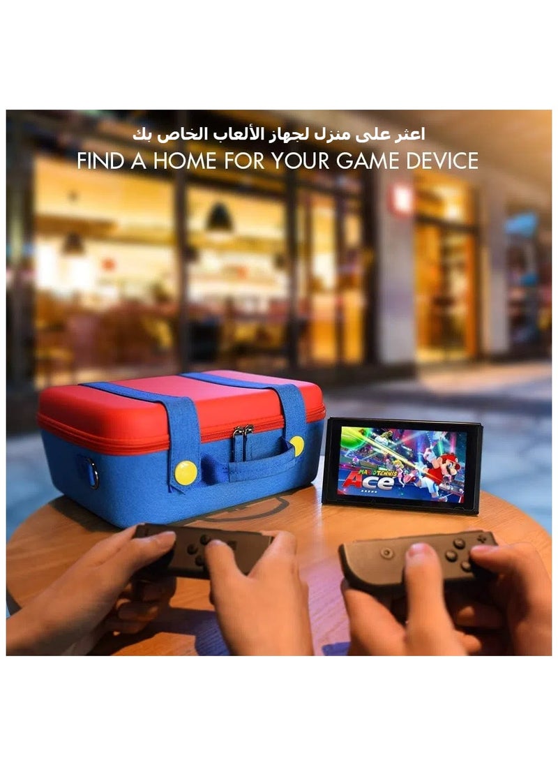 XICEN Protective Hard Shell Carry Bag for Nintendo Switch OLED Console & Accessories, Travel Carrying Case Pouch Accessories  - Image 5