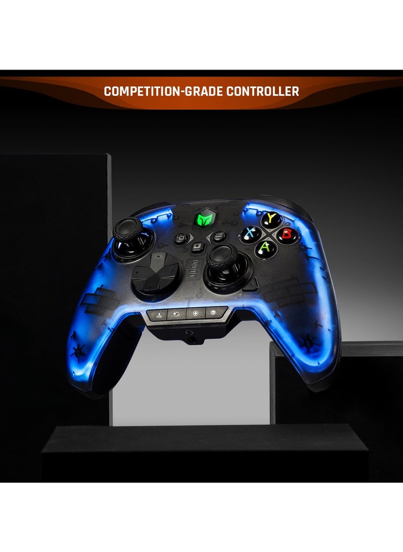 Generic Professional Wireless Gamepad BIGBIGWON Rainbow 2 Pro Elite Controller the Game Changer of FPS Hall Trigger Joystick 1000mAh Battery 1000Hz Polling Rate 6-Axis Gyroscope 2.4G Bluetooth Wired connect  - Image 4