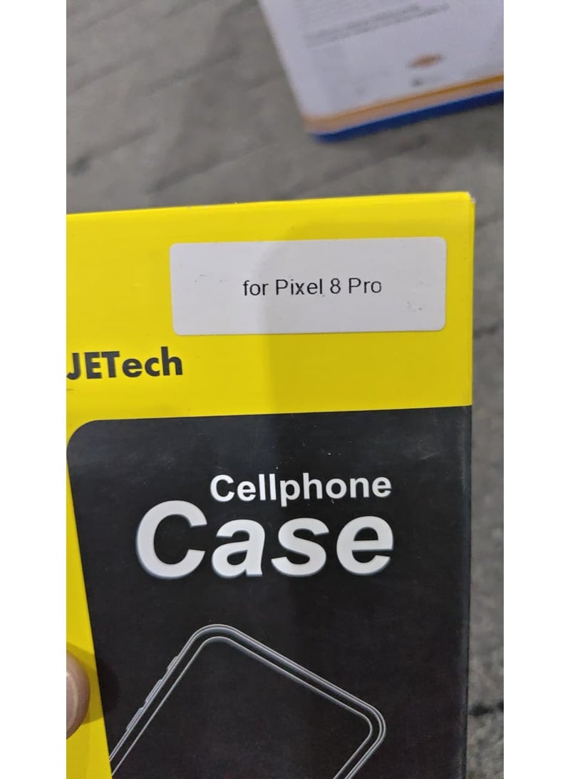 Slim protective magnetic phone case for Pixel 8 Pro with shock resistant design clear back and precise fit for everyday use