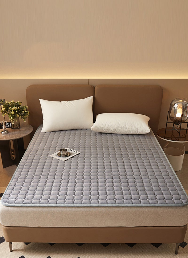 Sharpdo - Winter Plush Quilted Thick Milk Velvet Mattress, Anti-Static Soft Mattress 180*200cm - Image 1