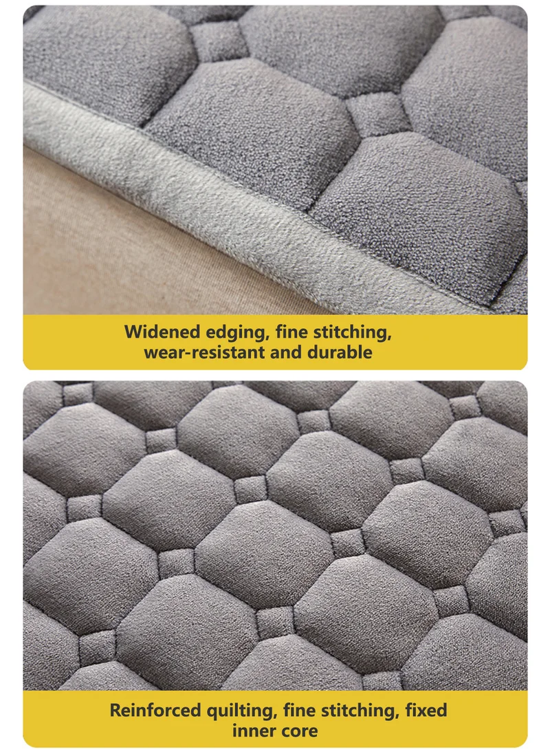 شاربدو Winter Plush Quilted Thick Milk Velvet Mattress, Anti-Static Soft Mattress 180*200cm