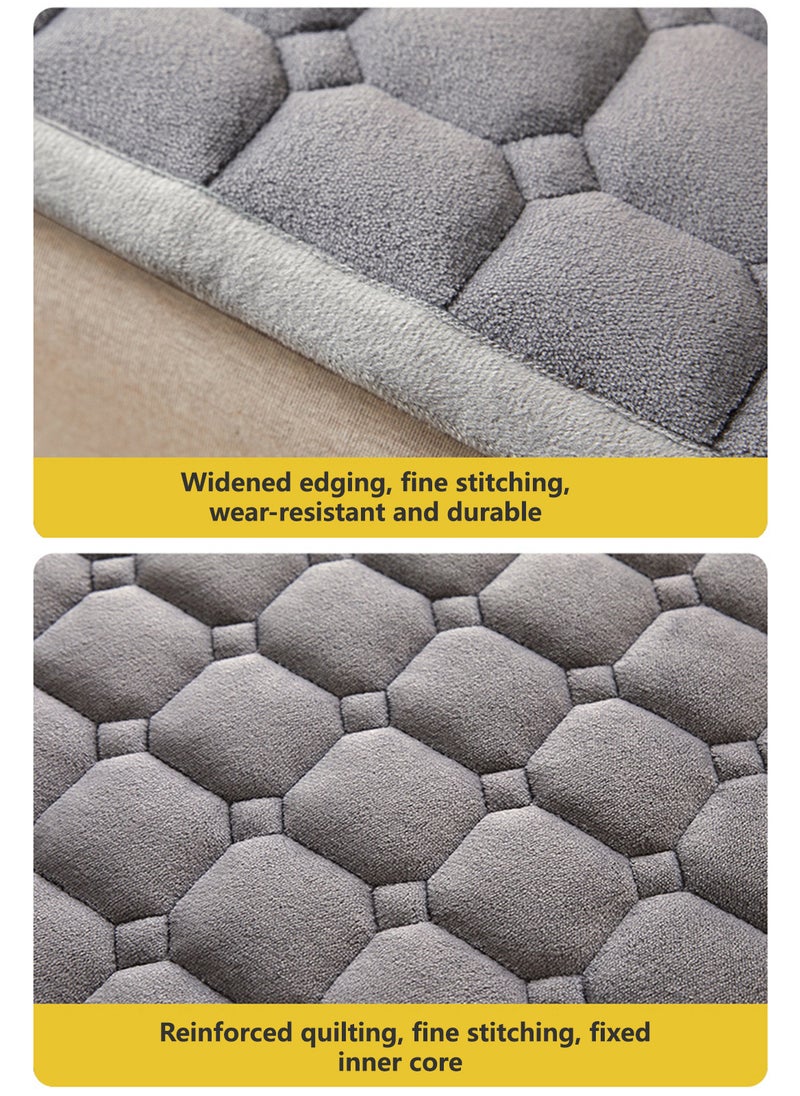 Sharpdo - Winter Plush Quilted Thick Milk Velvet Mattress, Anti-Static Soft Mattress 180*200cm - Image 1