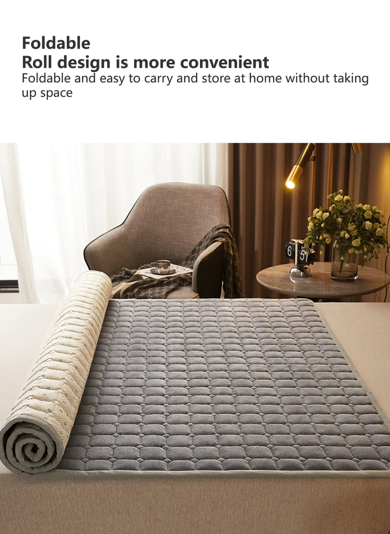 شاربدو Winter Plush Quilted Thick Milk Velvet Mattress, Anti-Static Soft Mattress 180*200cm