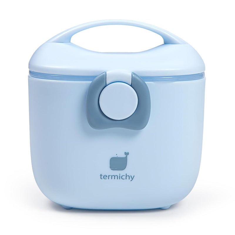Termichy Baby Formula Dispenser, Portable Milk Powder Dispenser Container with Carry Handle and Scoop for Travel Outdoor Activities with Baby Infant, 8.8OZ, 0.55LB, 250g, 500ml (Light Blue) - Image 1
