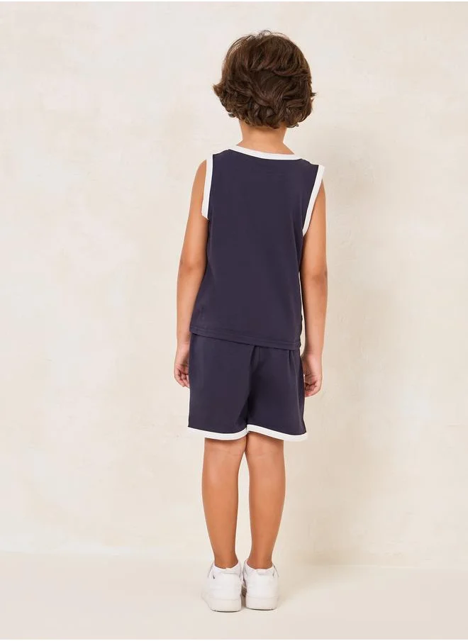 ستايلي Brooklyn Printed Tank & Shorts Set
